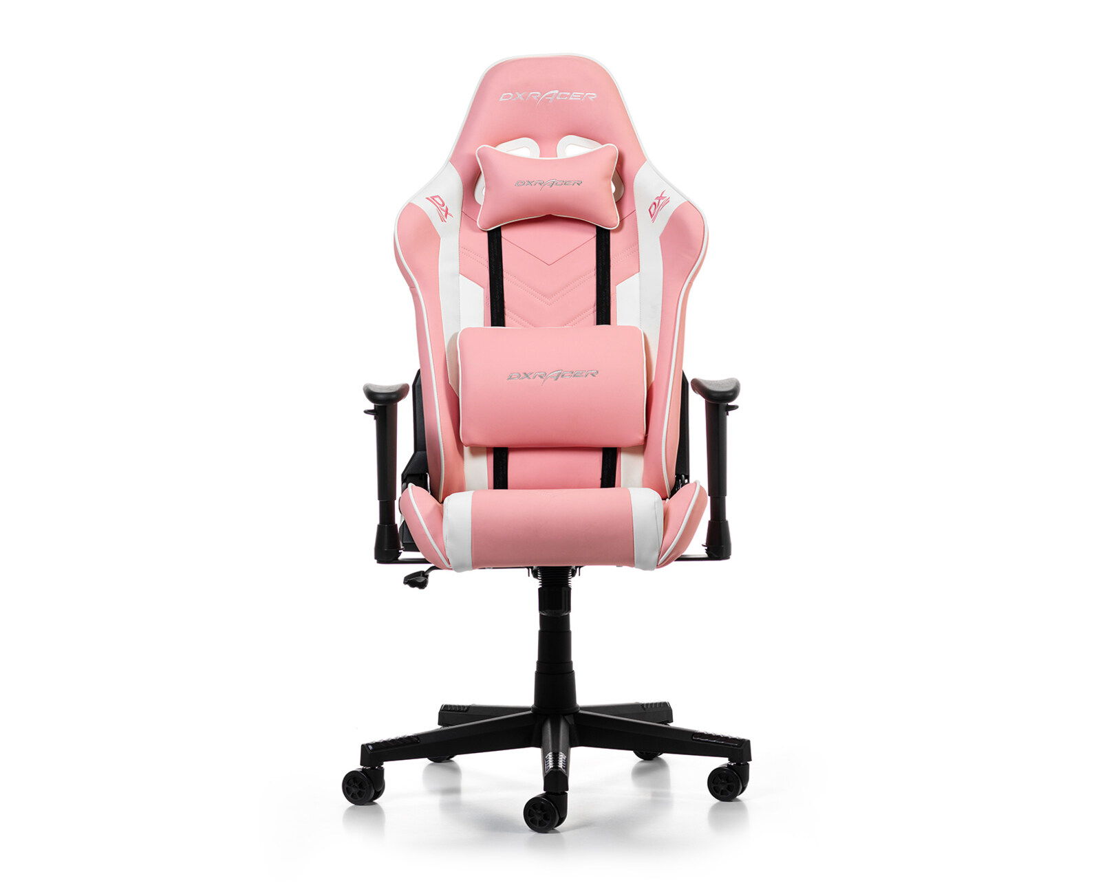 DXRacer Prince Series P132 Gaming Chair / Pink & White in Qatar
