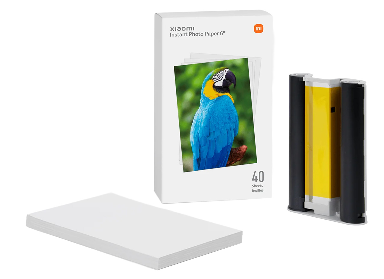 ورق اضافي لطابعة شاومي الفورية 1S / حجم 6 انش / 40 حبة