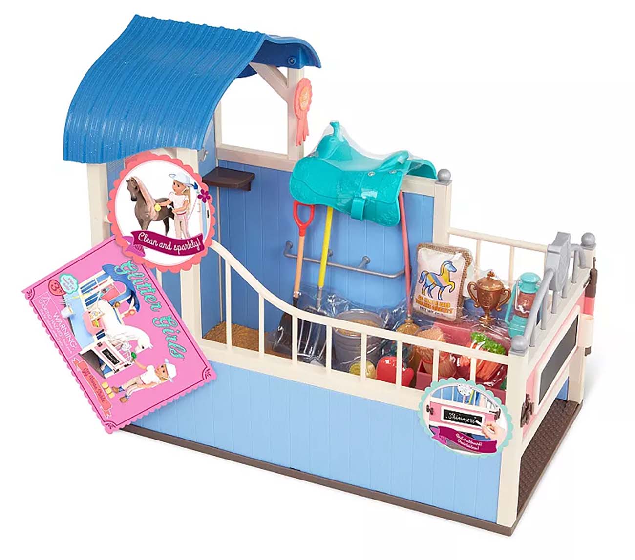 Glitter Girls Horse Stable Play set for Kids / With Various Accessories