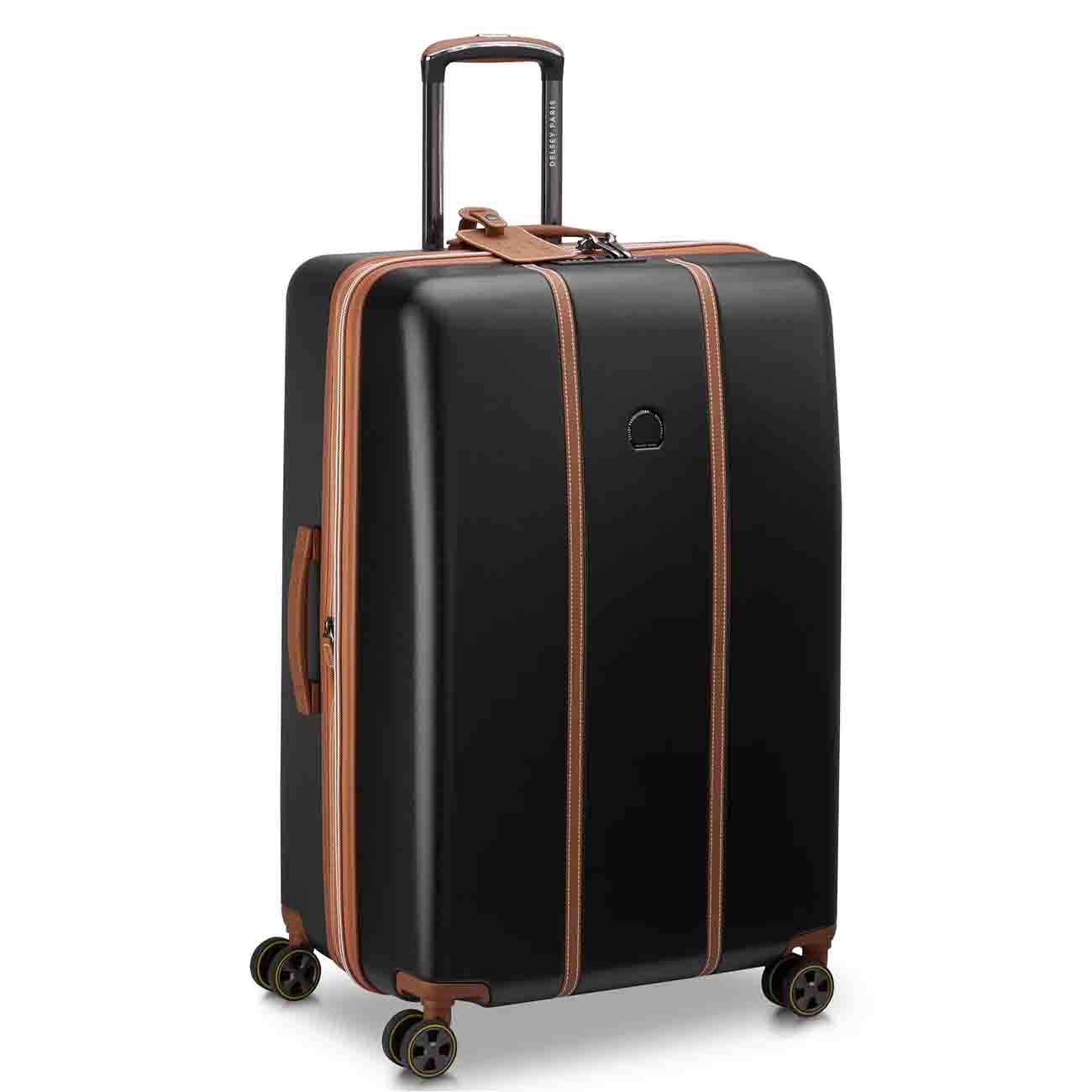 شنطة سفر Delsey Cadence / حجم 76 سم / سعة 102 لتر / تصميم انيق / اسود