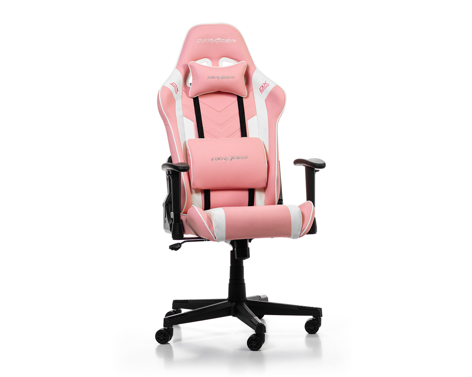 DXRacer Prince Series P132 Gaming Chair / Pink & White in Qatar