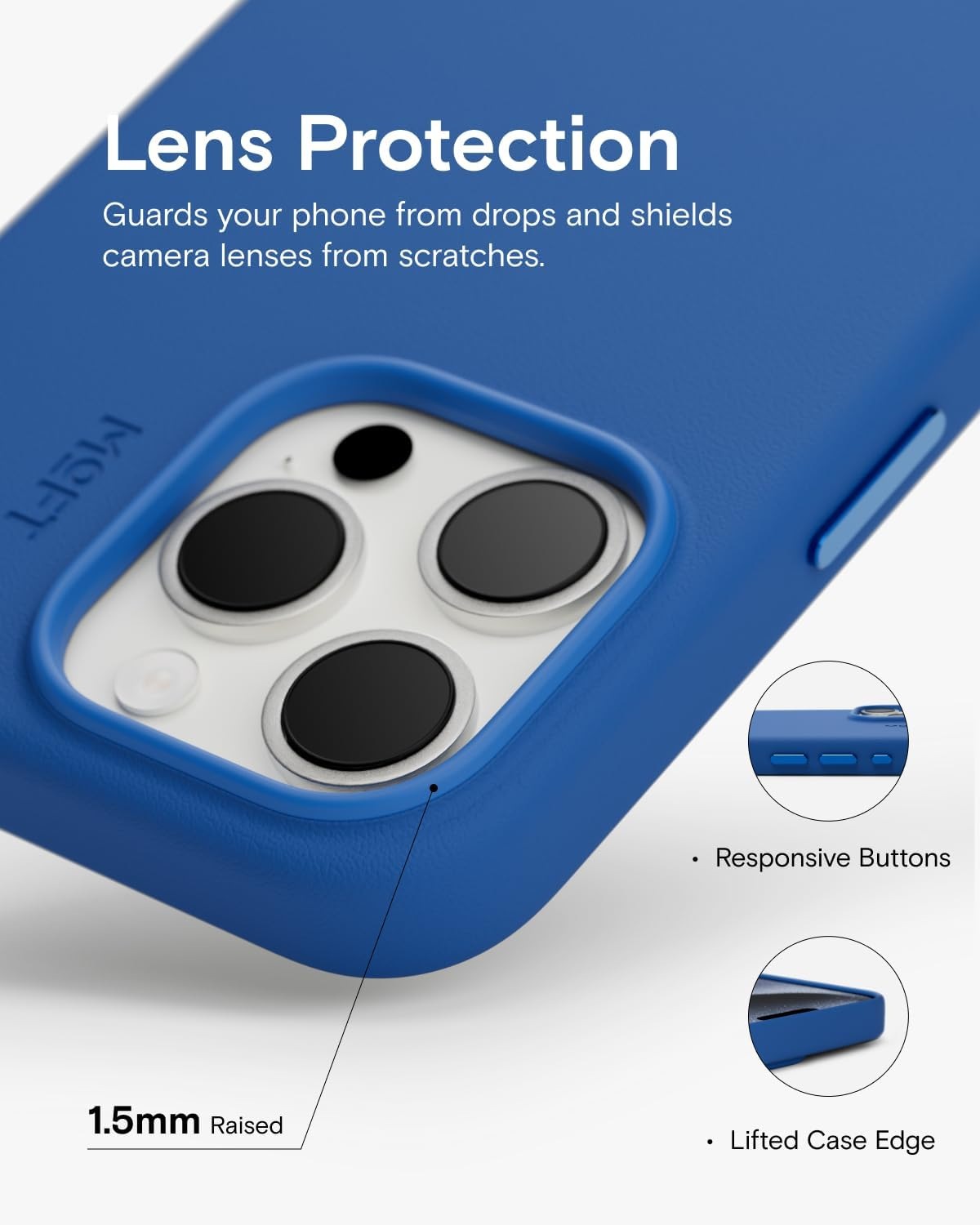 MOFT Snap Case for iPhone 15 Pro Max / Drop Resistant / Supports