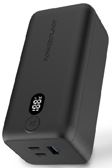 Powerology Onyx PD Battery / 20,000 mAh Capacity / Black