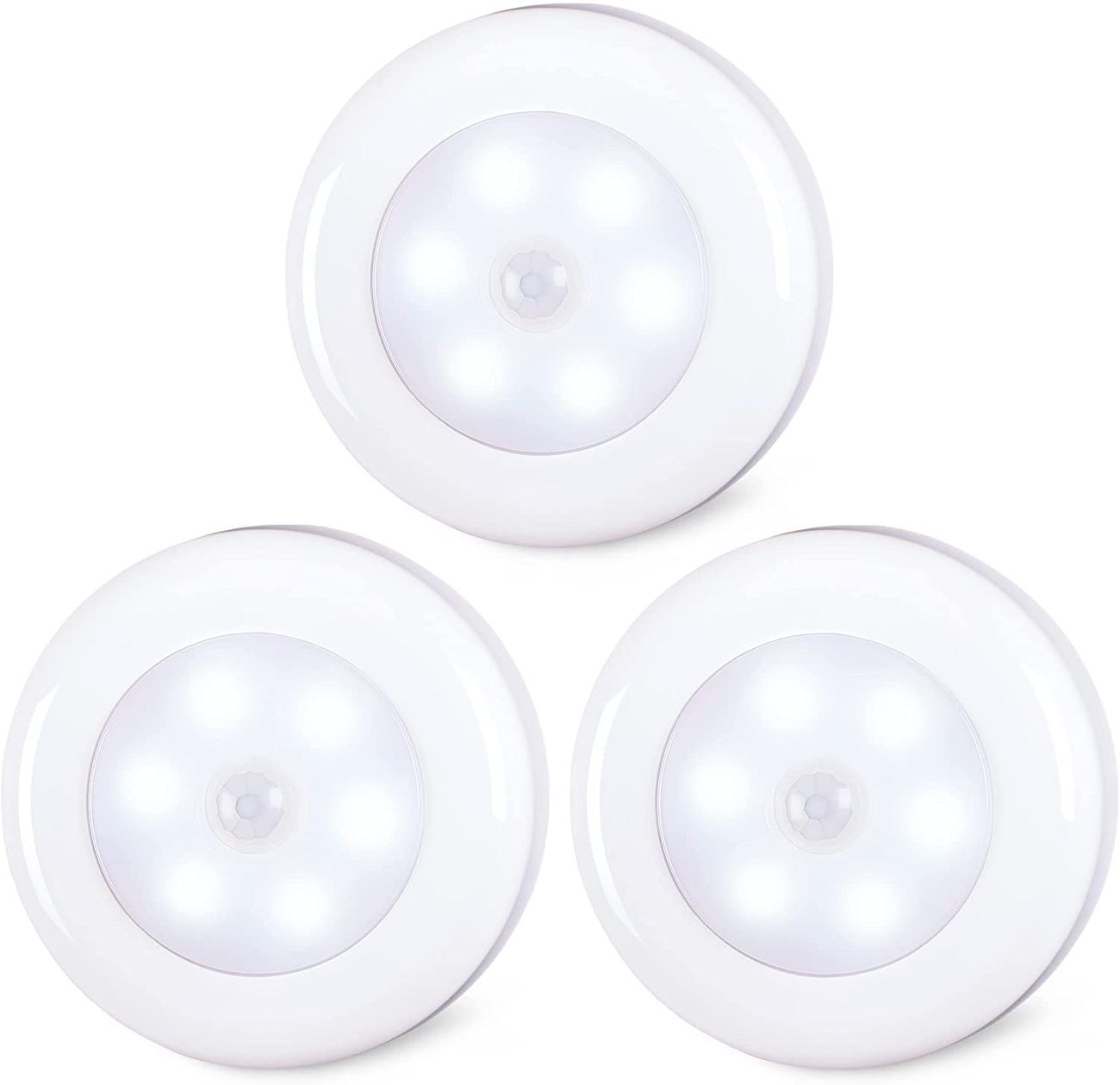 LED Magnetic Motion Sensor Lights / Pack of 3