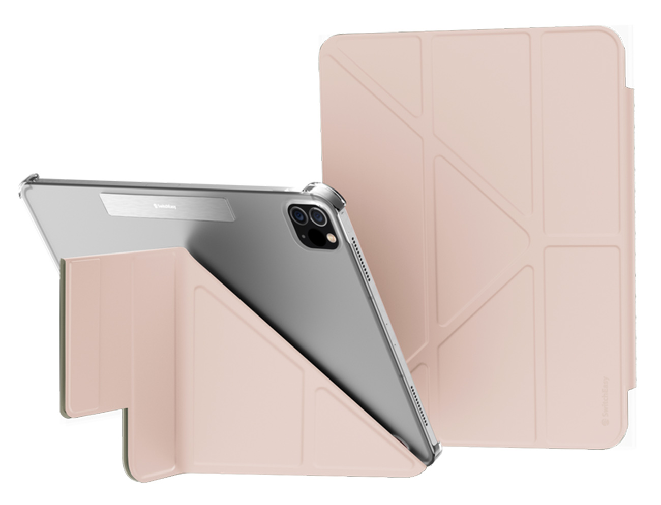 SwitchEasy Case for iPad Air 11-inch 2024 / Built-in Stand / Drop-resistant / Pink Sand