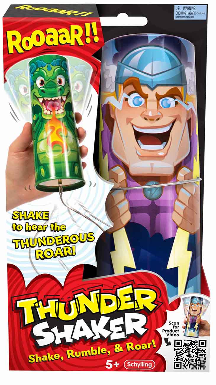 لعبة Thunder Shaker من Schylling / تصدر اصوات تشبه الرعد / نوع Thunder God