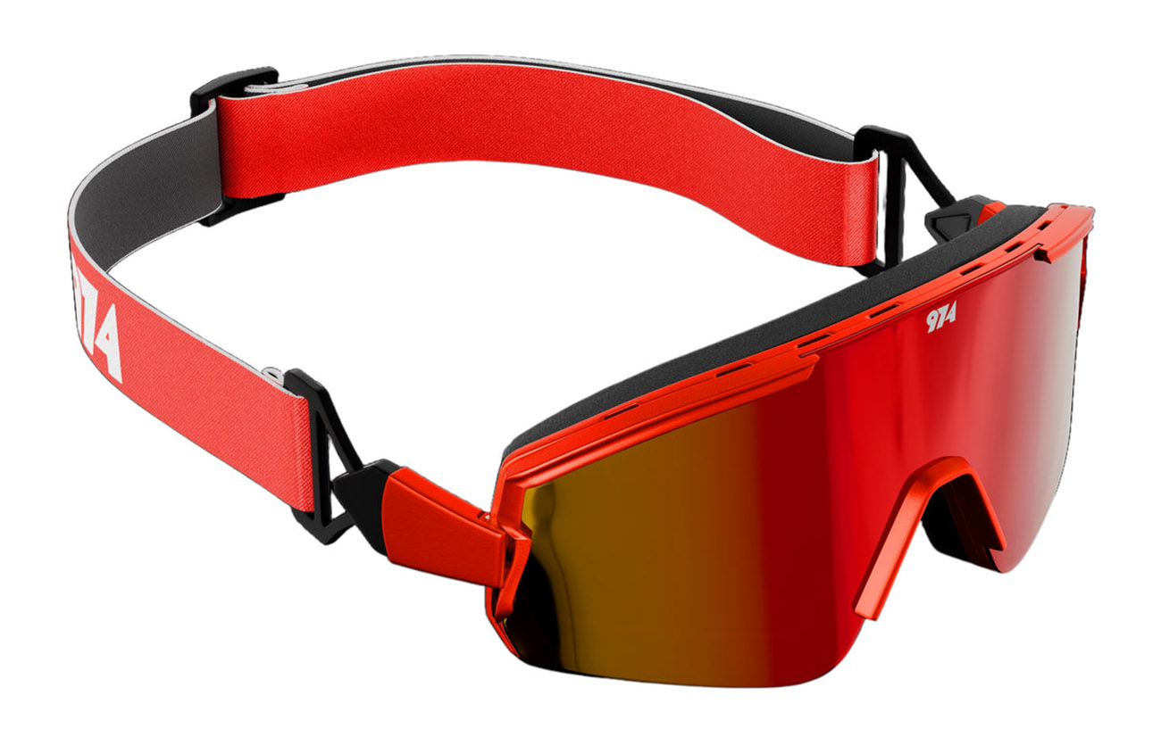 974Guards Protective Goggles / Summer Edition / Sunglass Lens + Clear Night Lens / Red