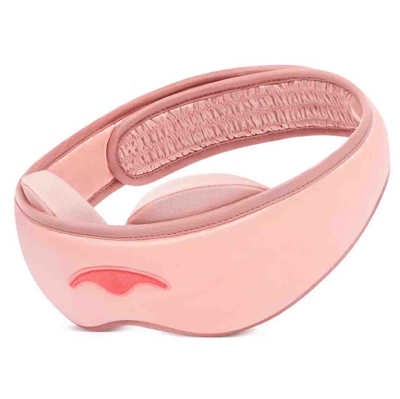 قناع Manta Silk للنوم / حجم قابل للتعديل / مريح / يحجب الضوء بنسبة 100% / وردي