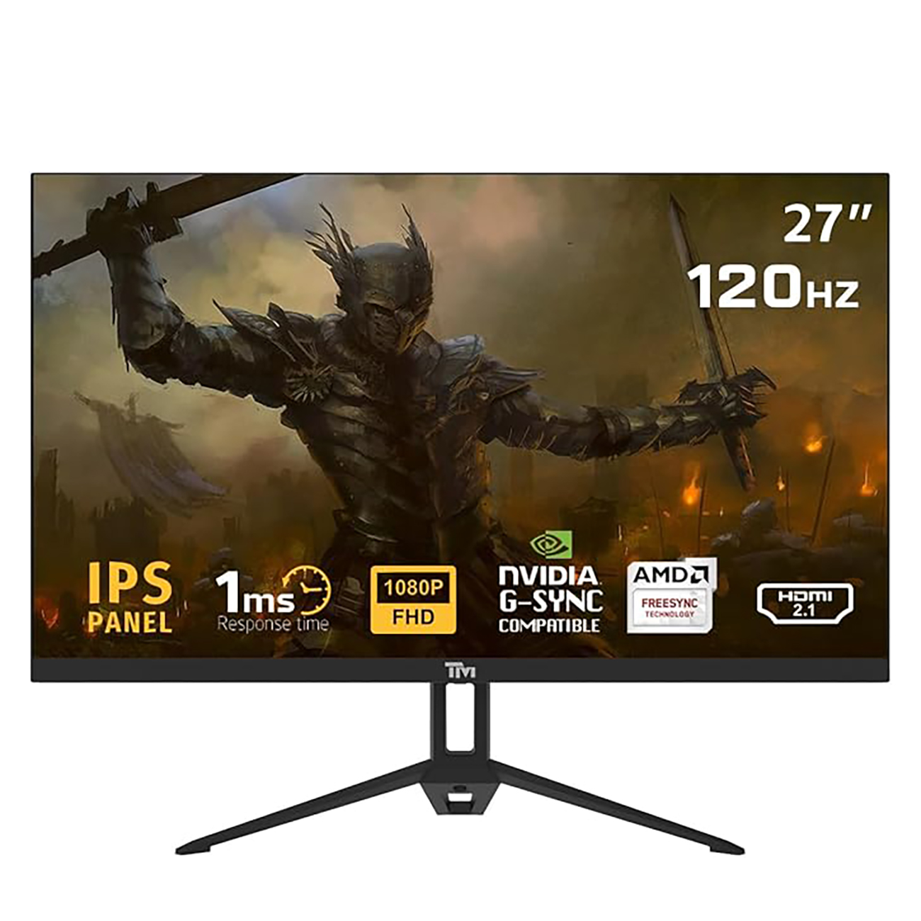 Twisted Minds Gaming Monitor / 27-Inch / FHD Resolution / 120Hz Refresh Rate / 1ms Response Time