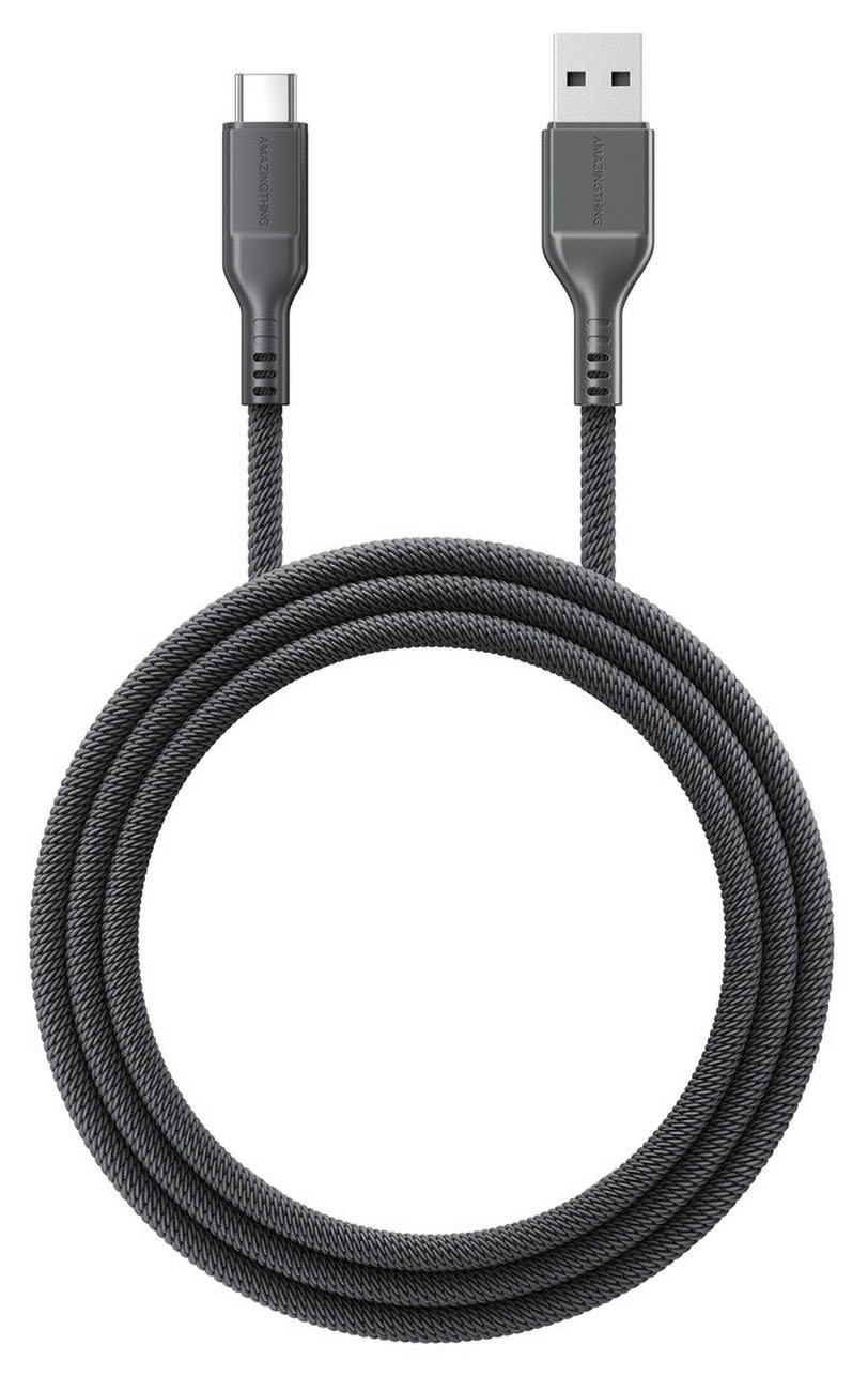 AmazingThing Thunder Cable / USB to Type-C / PD 66W Power / 1.2 Meter