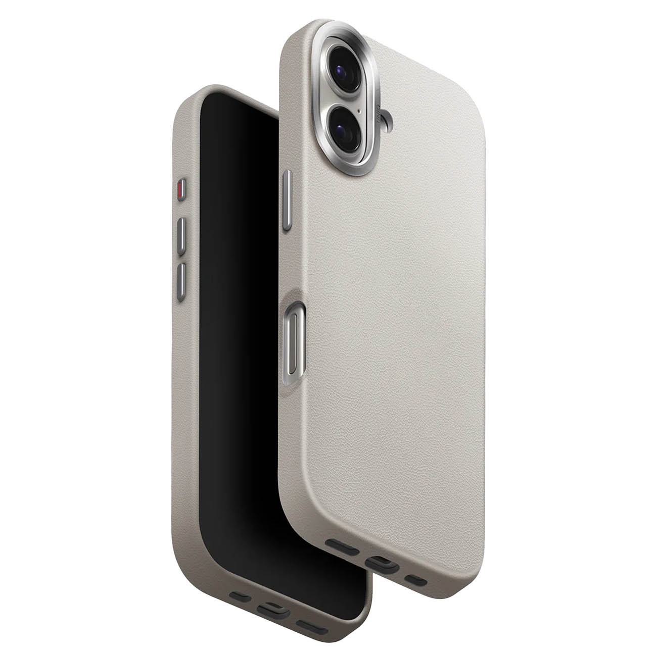 UNIQ Lyden Case for iPhone 17 / MagSafe / Drop Protection / Vegan Leather / Clay