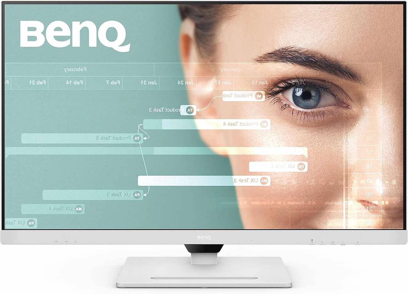 شاشة BenQ GW2790QT حجم 27 انش / دقة 2K / نوع IPS / الوان 99% من sRGB / طول متغير / تجديد 75Hz