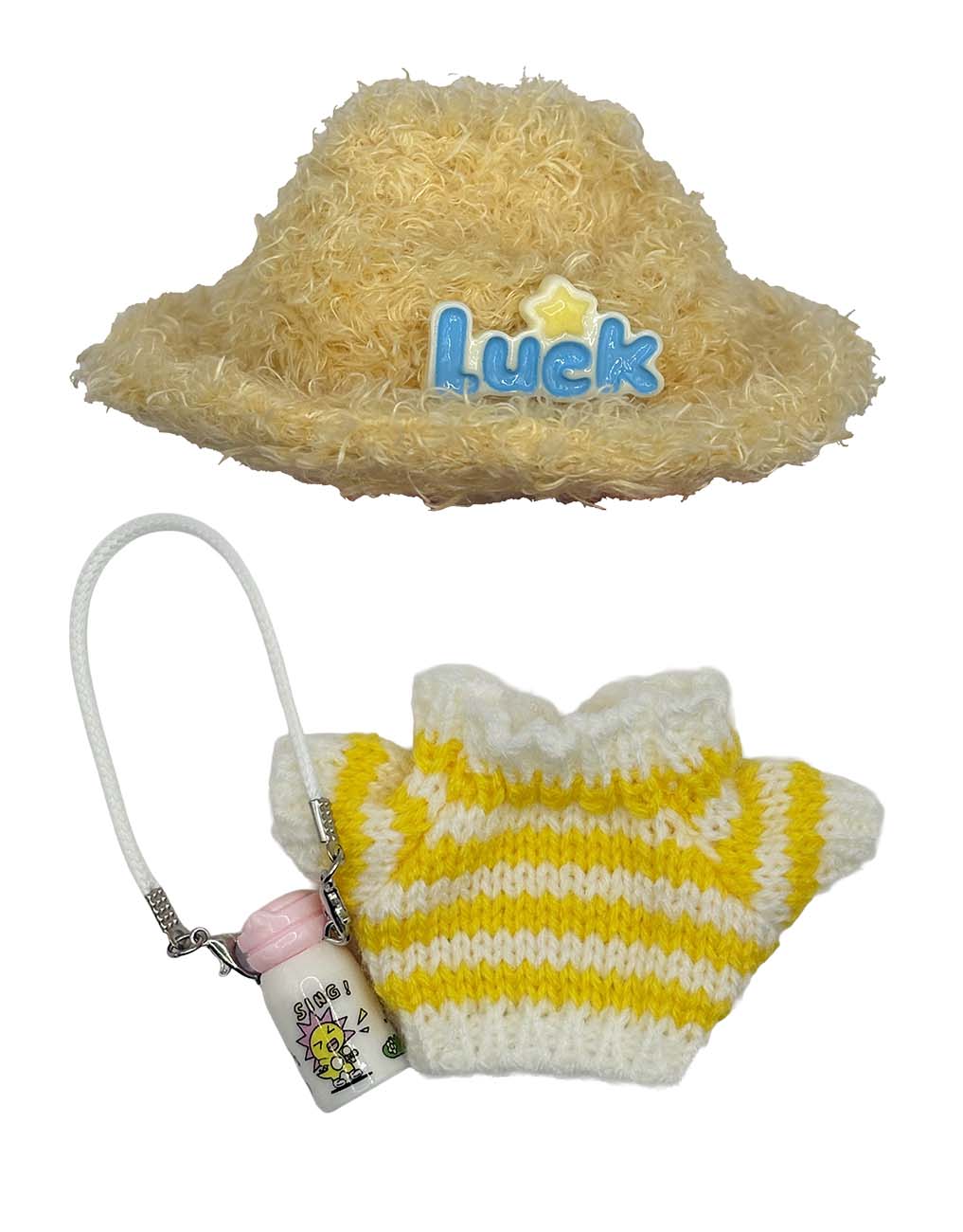 ملابس لابوبو / تصميم صيفي / اصفر