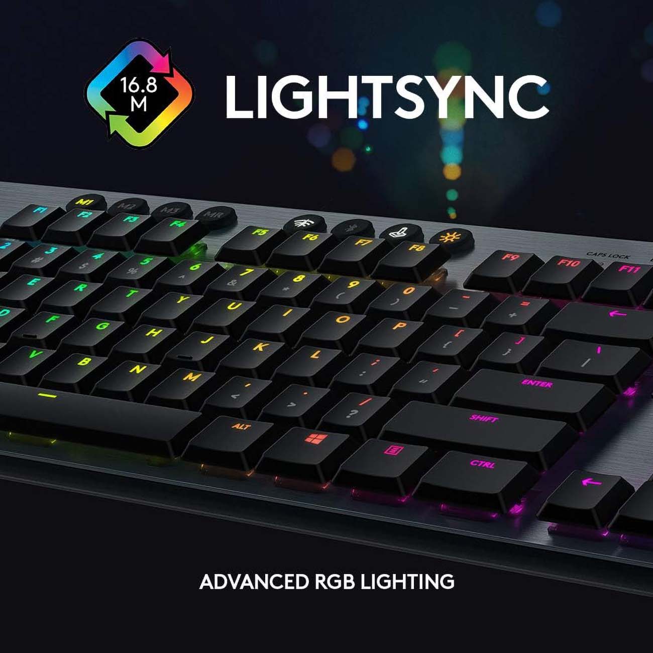 Logitech G815 Mechanical Gaming Keyboard / RGB Lighting / Wired ...