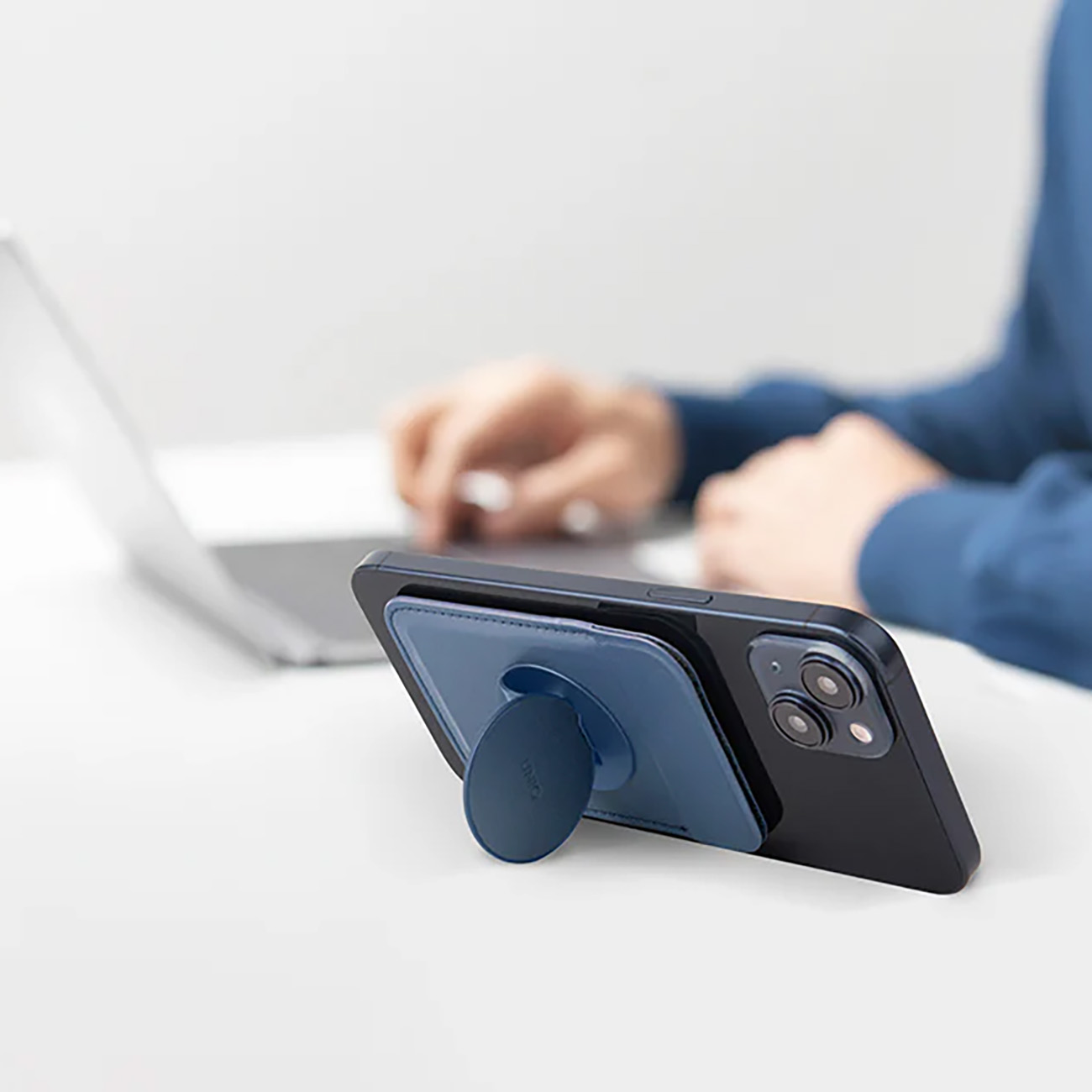 UNIQ Flixa Magnetic Phone Grip & Wallet / Supports MagSafe / Built-in ...