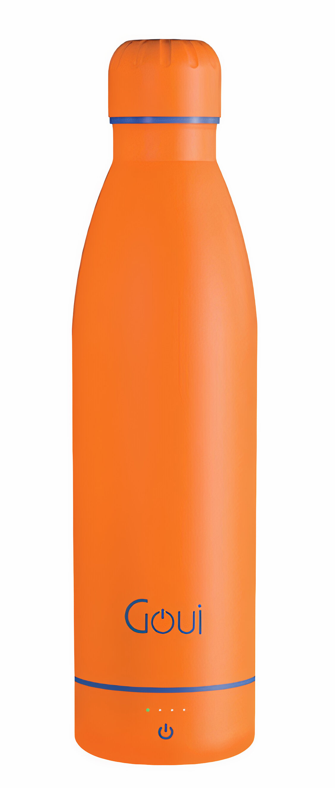Goui Smart Water Bottle / Built-in Power Bank / Wireless Charging / 420ml / Tiger Orange