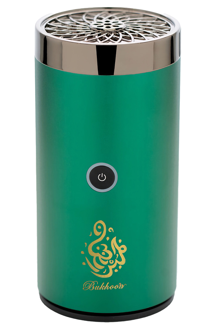 مبخرة الكترونية متنقلة / تعمل بالبطارية / اخضر