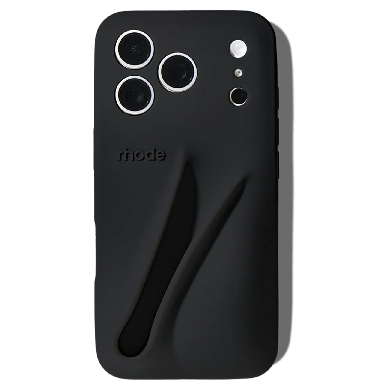 Rhode Lip Case for iPhone 17 Pro Max / Soft Silicone / Black