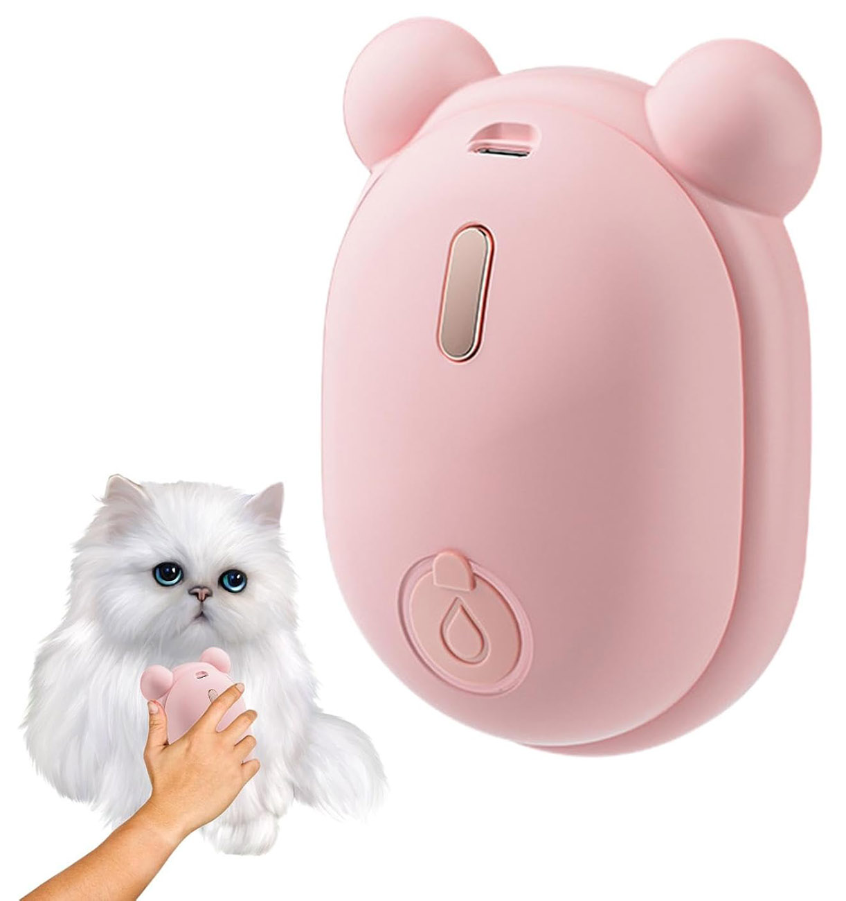 Pet Hair Comb / Multi-Purpose / Battery Operated / Pink