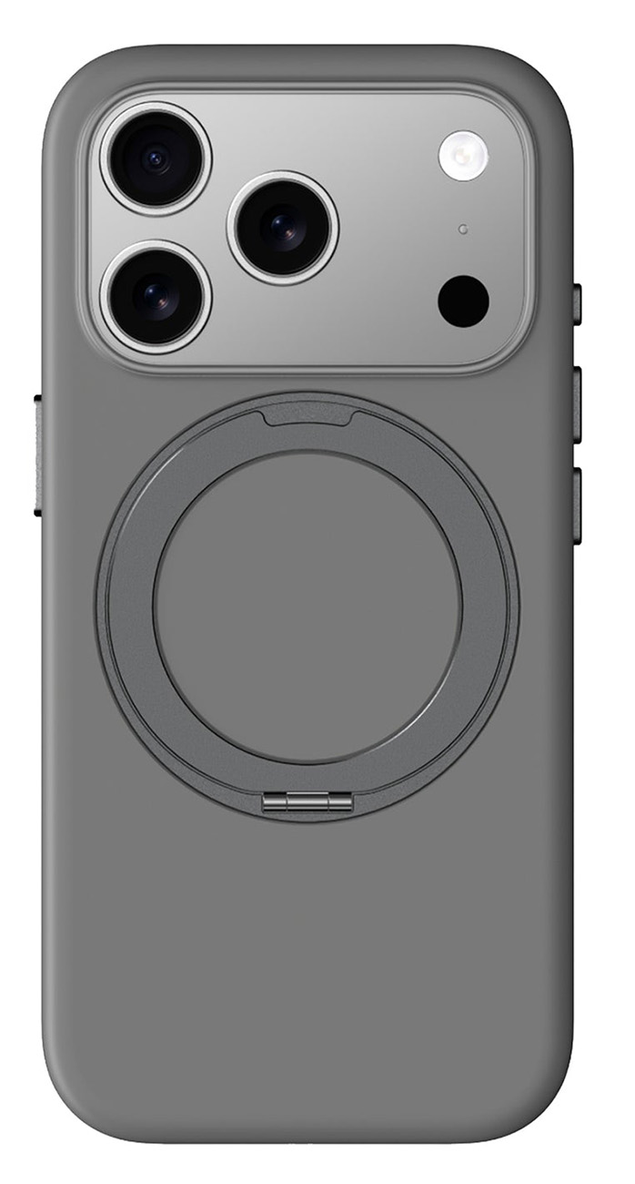 AmazingThing Cloudie Case for iPhone 17 Pro Max / Built-in Grip / MagSafe / Drop-Resistant / Grey
