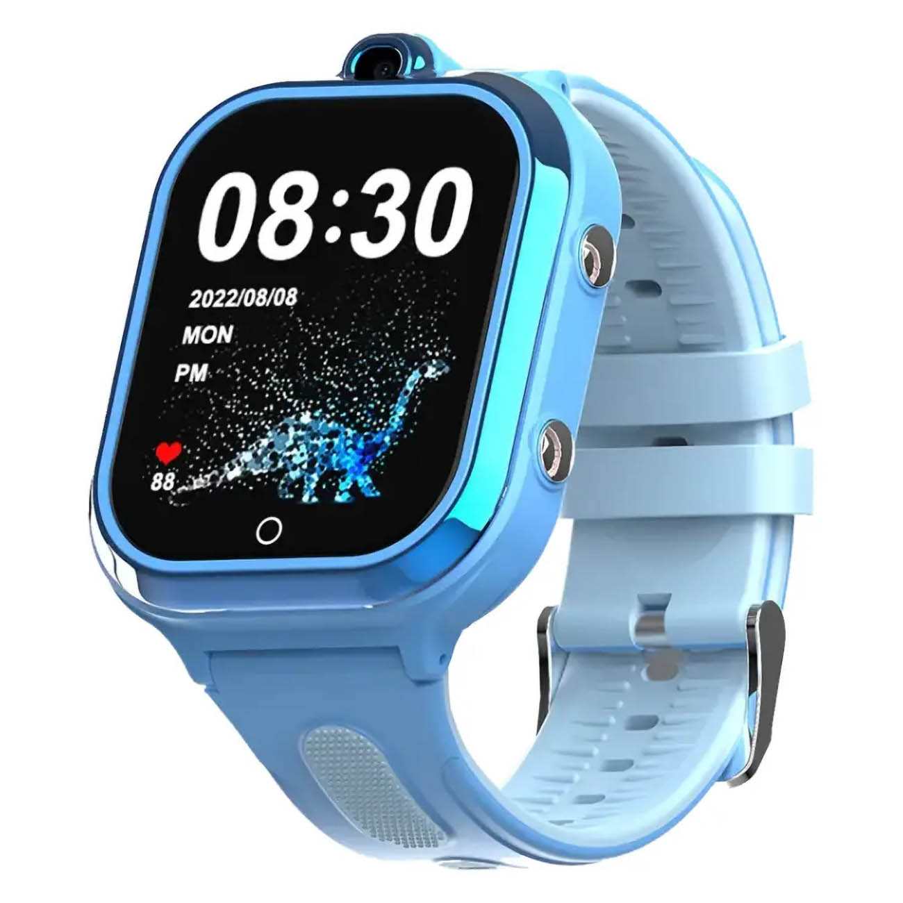 Green Kids Smart Watch / Size 1.85 inch / Water Resistant / HD Camera / Supports GPS / Blue