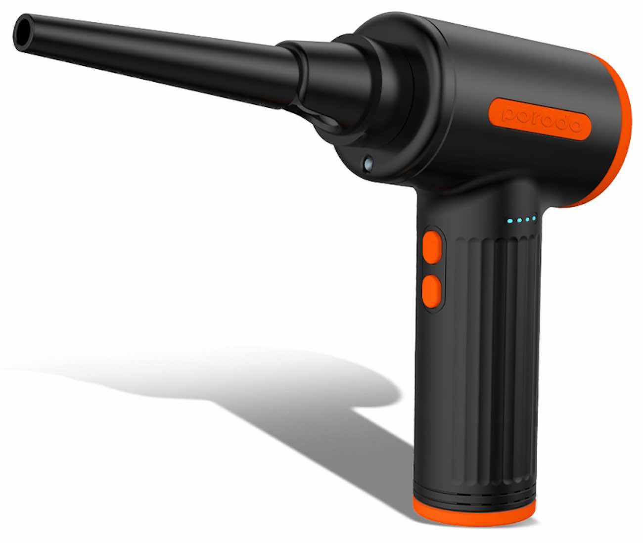 Porodo Electric Air Duster / 90000 RPM Super Motor / Battery Operated / + 4 Heads