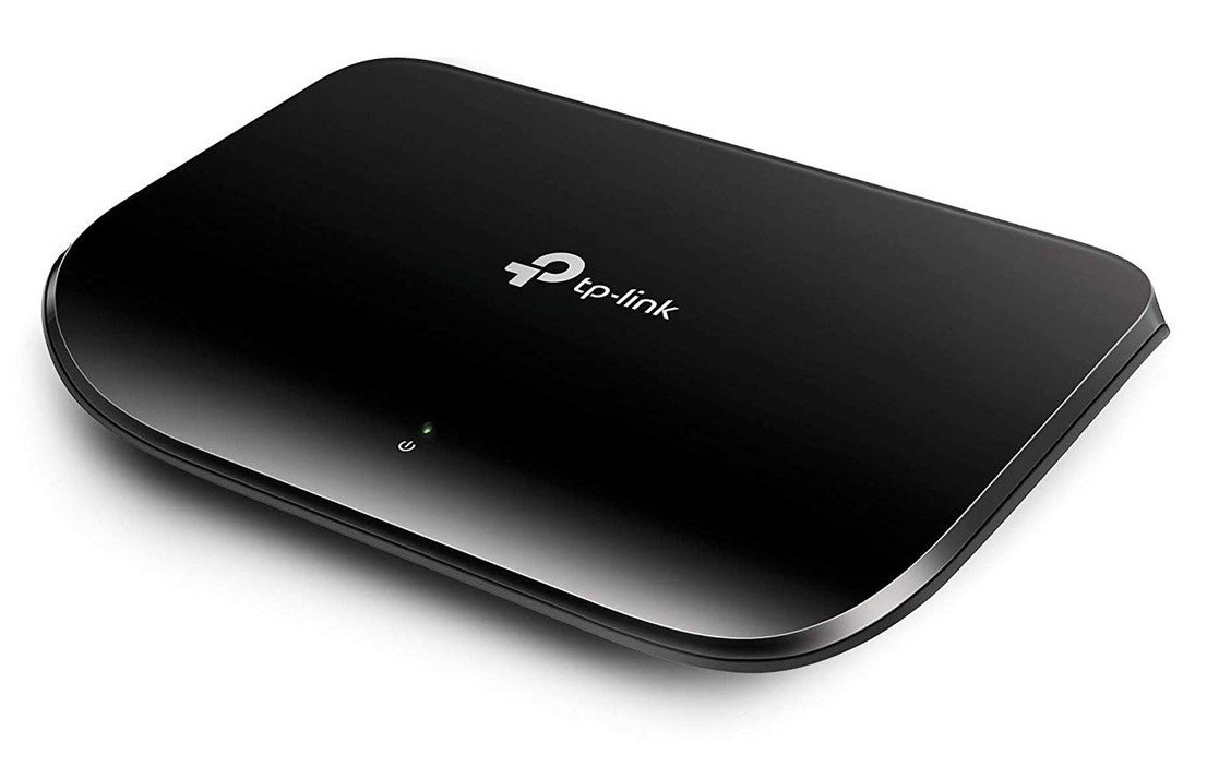 موزع انترنت Ethernet Switch من TP-link / يعطيك 8 مداخل / اسود