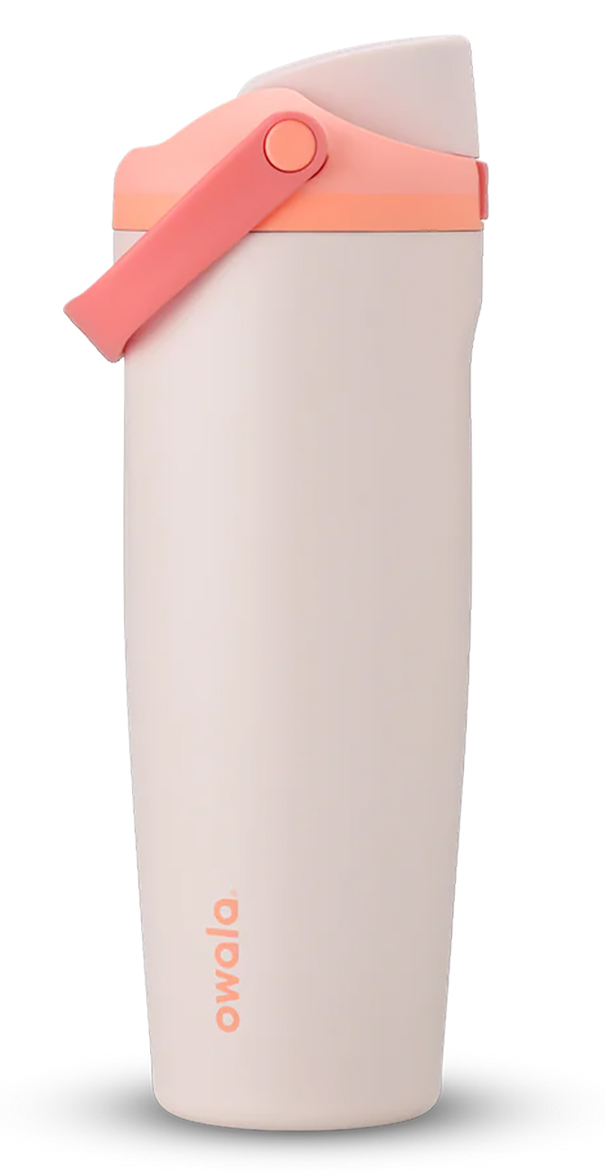 Owala FreeSip Sway Bottle / 30oz Capacity / Keeps Drinks Cold for 24 Hours / Sparkling Sherbet