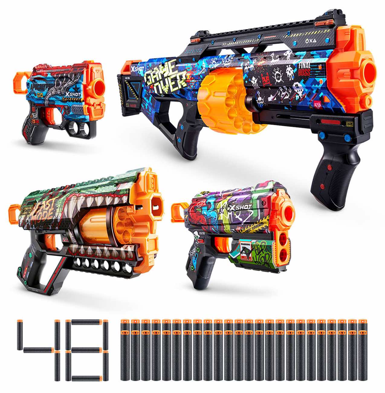 X-Shot Mix Combo Last Stand Water-Gun / Griefer + Flux & Menace