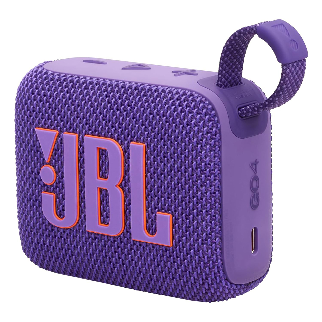 JBL GO 4 Portable Bluetooth Speaker / Water Resistant / High-Quality Sound / Compact Size / Purple