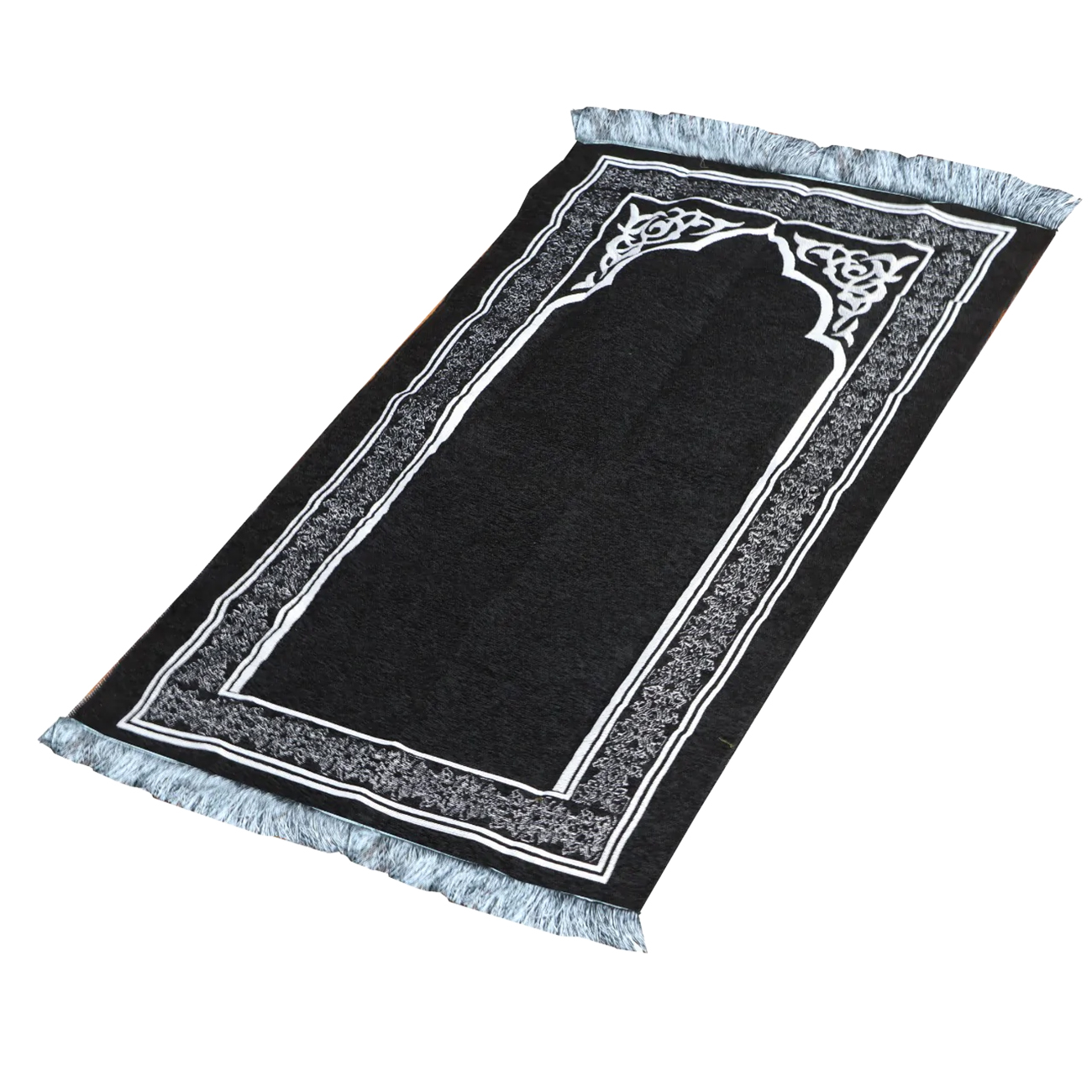 Sundus Prayer Mat / Soft & Comfortable Fabric / Black