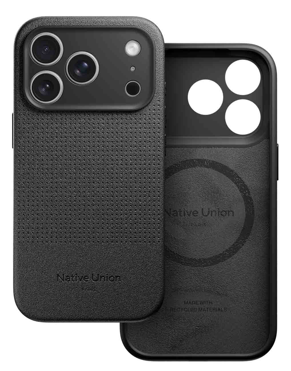 كفر Native Union Active لايفون 17 برو / يدعم MagSafe / ضد الطيحات / اسود